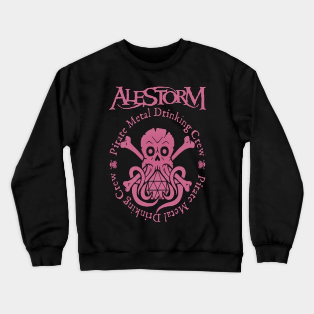 Alestorm Band 2024 Tour Crewneck Sweatshirt by StoneSoccer